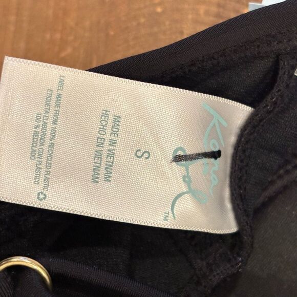 Kona Sol Maternity Black One Piece Swimsuit Black Size S - Picture 5 of 11